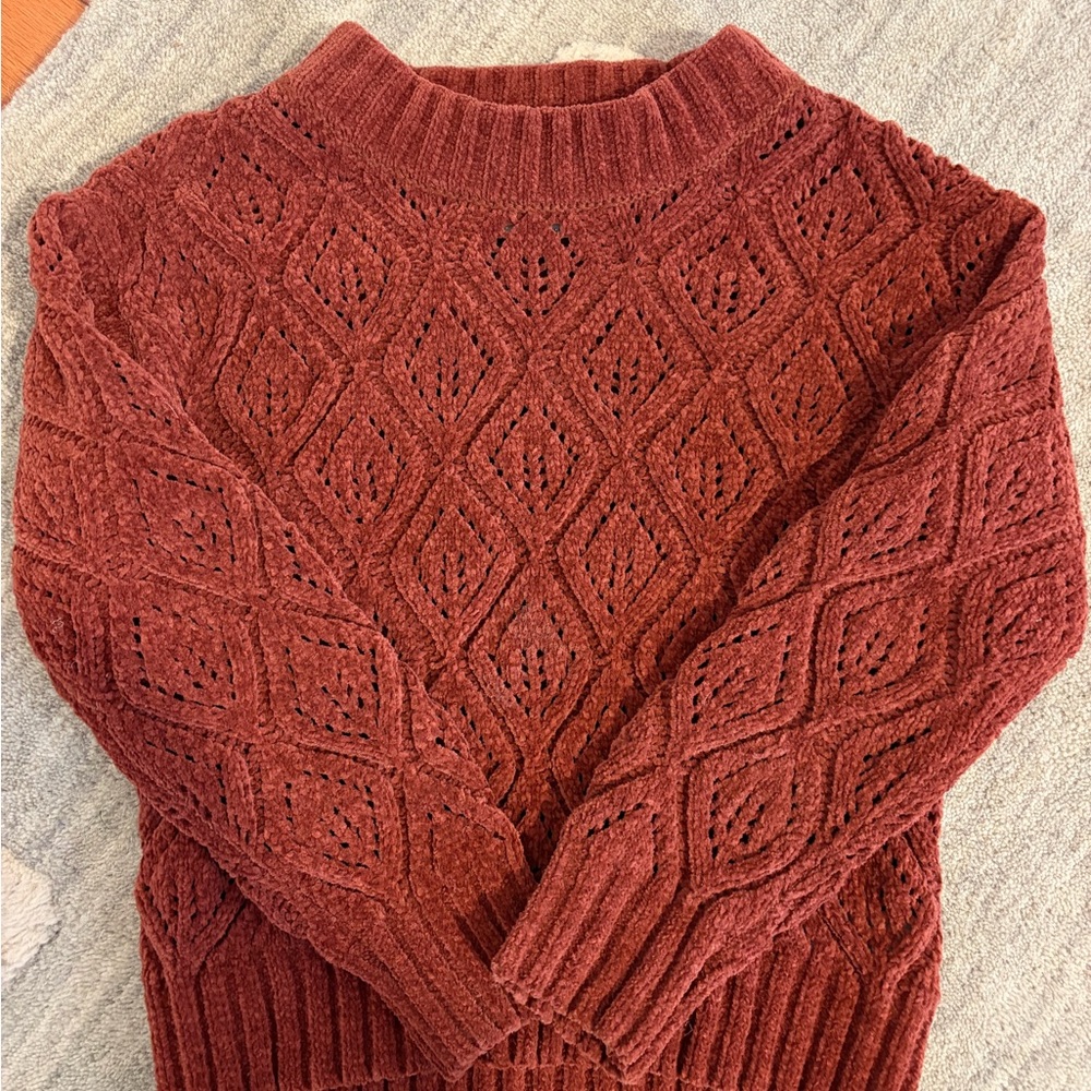 Old Navy Kids Sweater in Rust Red
